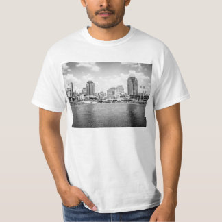 T-shirt Horizon noir et blanc