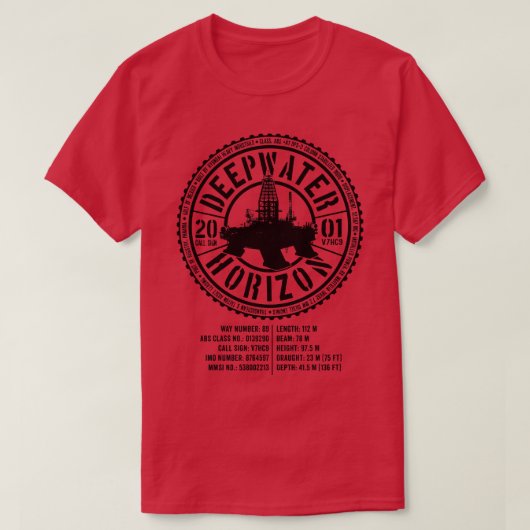 T-shirt Horizon profondeur 2 (Design devant)