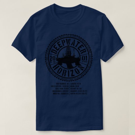 T-shirt Horizon profondeur 2 (Design devant)