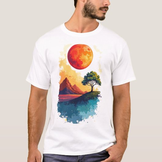 T-shirt Horizon Scarlet (Devant)