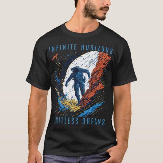 T-shirt Horizons infinis rêves sans limites (Devant)