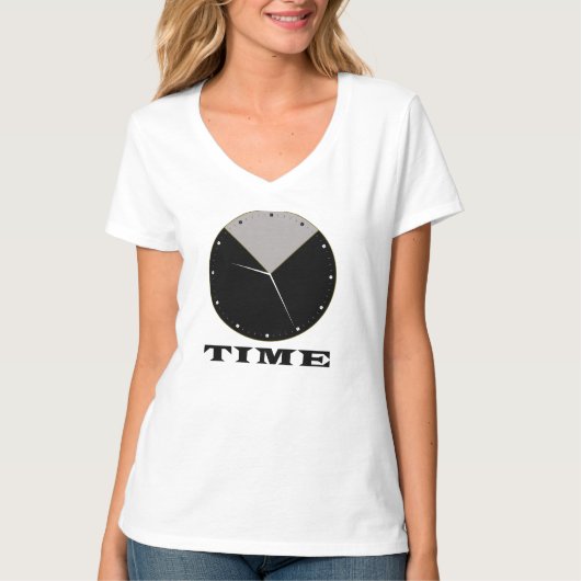 T-shirt Horloge analogique (Devant)