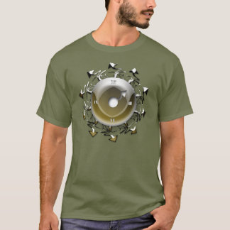 T-shirt Horloge artistique