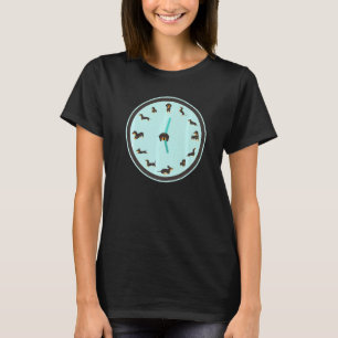 T-shirt Horloge Dachshund Dachshund Wiener Dog