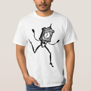 T-shirt Horloge dansante Imaginaire de dessin Whimsical mi