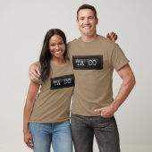 T-shirt Horloge de taco d'aberration chromatique (Unisexe)