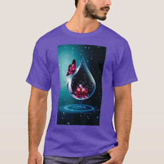 T-shirt Horloge papillon papillon 1