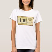T-shirt Horloge Radio Flip Vintage Rétro (Devant)