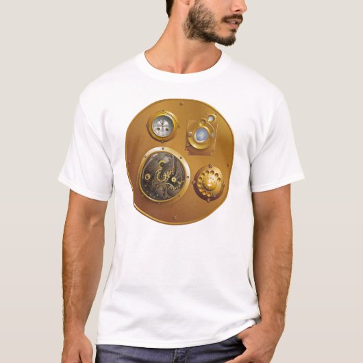 T-shirt Horloge Steampunk (Devant)