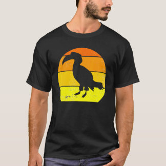T-shirt Hornbill Vintage Hornbill Silhouette Bird 8