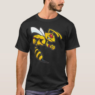 T-shirt Hornet En Colère Avec Les Yeux Rouges
