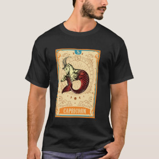 T-shirt Horoscope Capricorne Carte de Tarot Symbole du zod