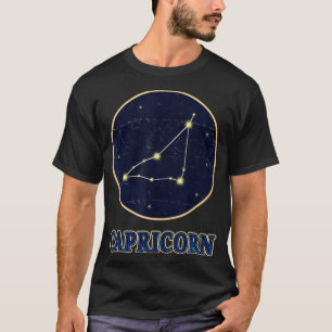 T-shirt Horoscope Capricorne Zodiac Constellation Caprico