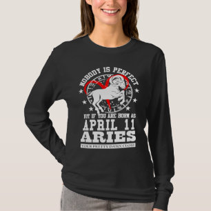T-shirt Horoscope du zodiaque Bélier 11 avril pour les fem