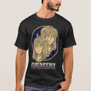 T-shirt Horoscope Écliptique Ascendant Gemini Zodiac Sign 