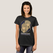 T-shirt Horoscope Écliptique Ascendant Gemini Zodiac Sign (Devant entier)