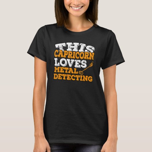 T-shirt Horoscope SIGNE Zodiaque Capricorne Aime Détection (Devant)
