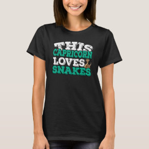 T-shirt Horoscope SIGNE Zodiaque Capricorne Aime Serpents