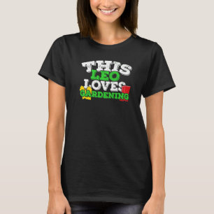 T-shirt Horoscope SIGNE Zodiaque Leo Aime Jardiner