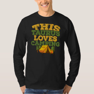 T-shirt Horoscope SIGNE Zodiaque Taurus Aime Camping