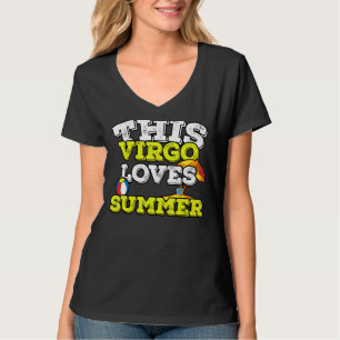 T-shirt Horoscope SIGNE Zodiaque Virgo aime été