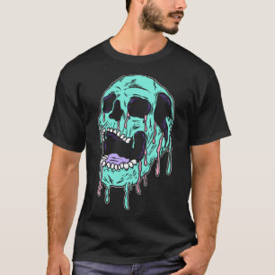 T-shirt Horreur Crâne Pastel Goth Esthétique Gothique Emo 
