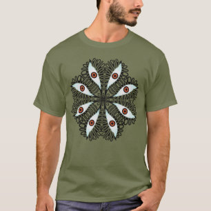 T-shirt Horreur Eyes Malin Étrange Trippy