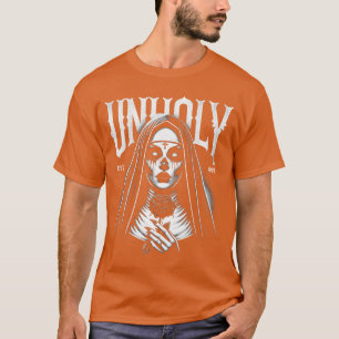 T-shirt Horreur gothique Nonne impie drôle
