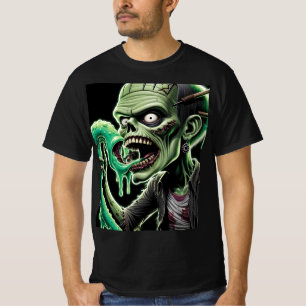 T-shirt Horreur Halloween Zombie : Me nourrir Flesh