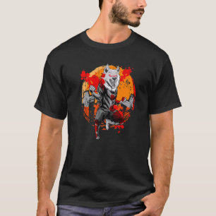 T-shirt Horreur Werewolf Pour Une Nuit De Noël Horreur