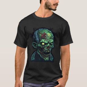 T-shirt Horreur Zombie Monster Nightmare effrayant H Terri