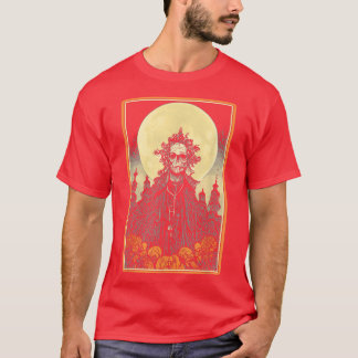 T-shirt Horreur Zombie Prêtre effrayant Prédicateur Pleine