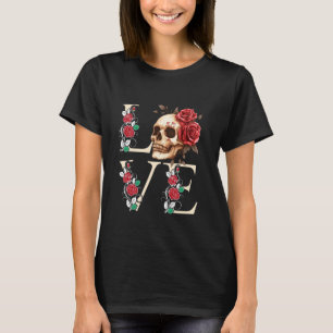 T-shirt Horror AMOUR Roses Jardin Jardinier Drôle Rose Got