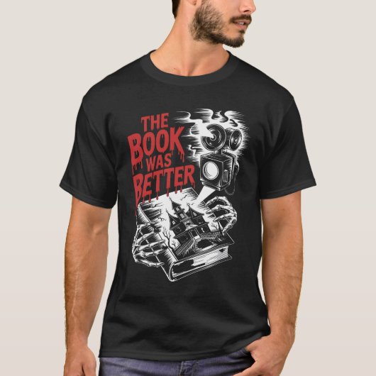 T-shirt Horror Book Superiority (Devant)