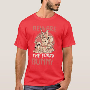 T-shirt Horror Bunny Meurtre Horreur Movie Fan Goth Gothic