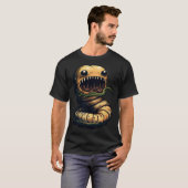 T-shirt Horror Worm Nightmare Scary Terrifying Halloween (Devant entier)