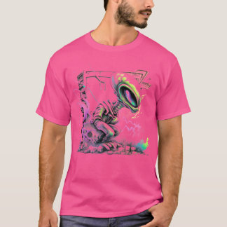 T-shirt Hors De Ce Monde Style Graffiti