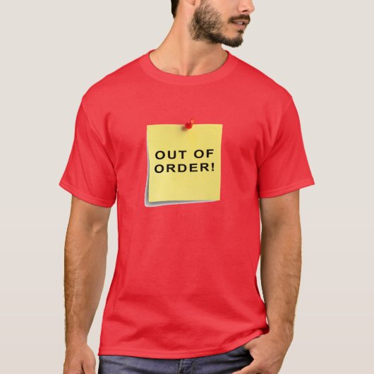 T-shirt Hors De Commande ! (Devant)