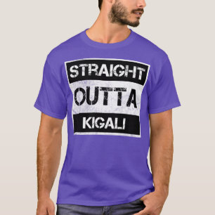 T-shirt Hors de la droite Kigali RVintage Souvenir déprimé