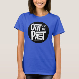 T-shirt Hors de la pièce en t noire et grise passée de