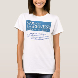 T-shirt Hors de la prévention de suicide de ~ de promenad