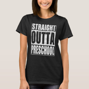 T-shirt Hors De L'École Préscolaire