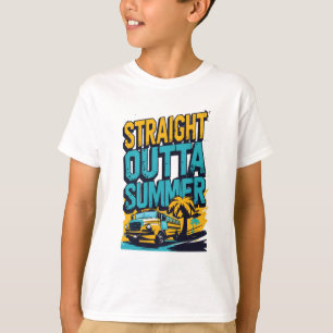 T-shirt Hors Été - Retro Retour à l'école