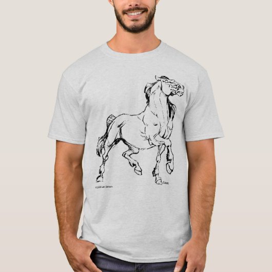 T-shirt horse2 (Devant)