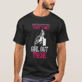 T-shirt Horse Barrel Racing Equestrian That's My Girl Out (Devant)