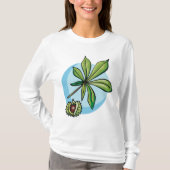T-shirt Horse Chestnut Leaf and Conker (Devant)