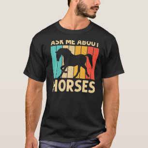 T-shirt Horse cool For Men Women Horse Riding Racing Horse