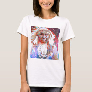 T-shirt Horse fou amérindien