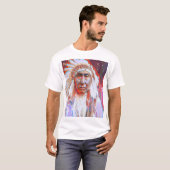 T-shirt Horse fou amérindien (Devant entier)