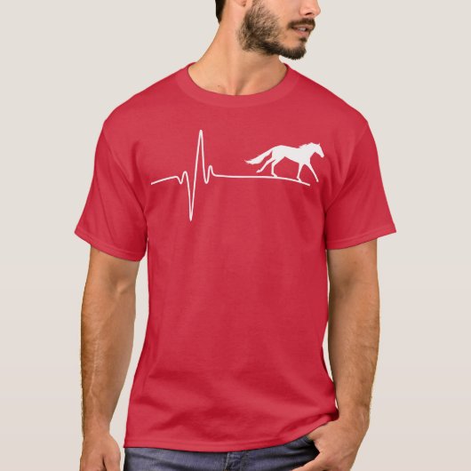 T-shirt Horse Galloping ami Heartbeat (Devant)